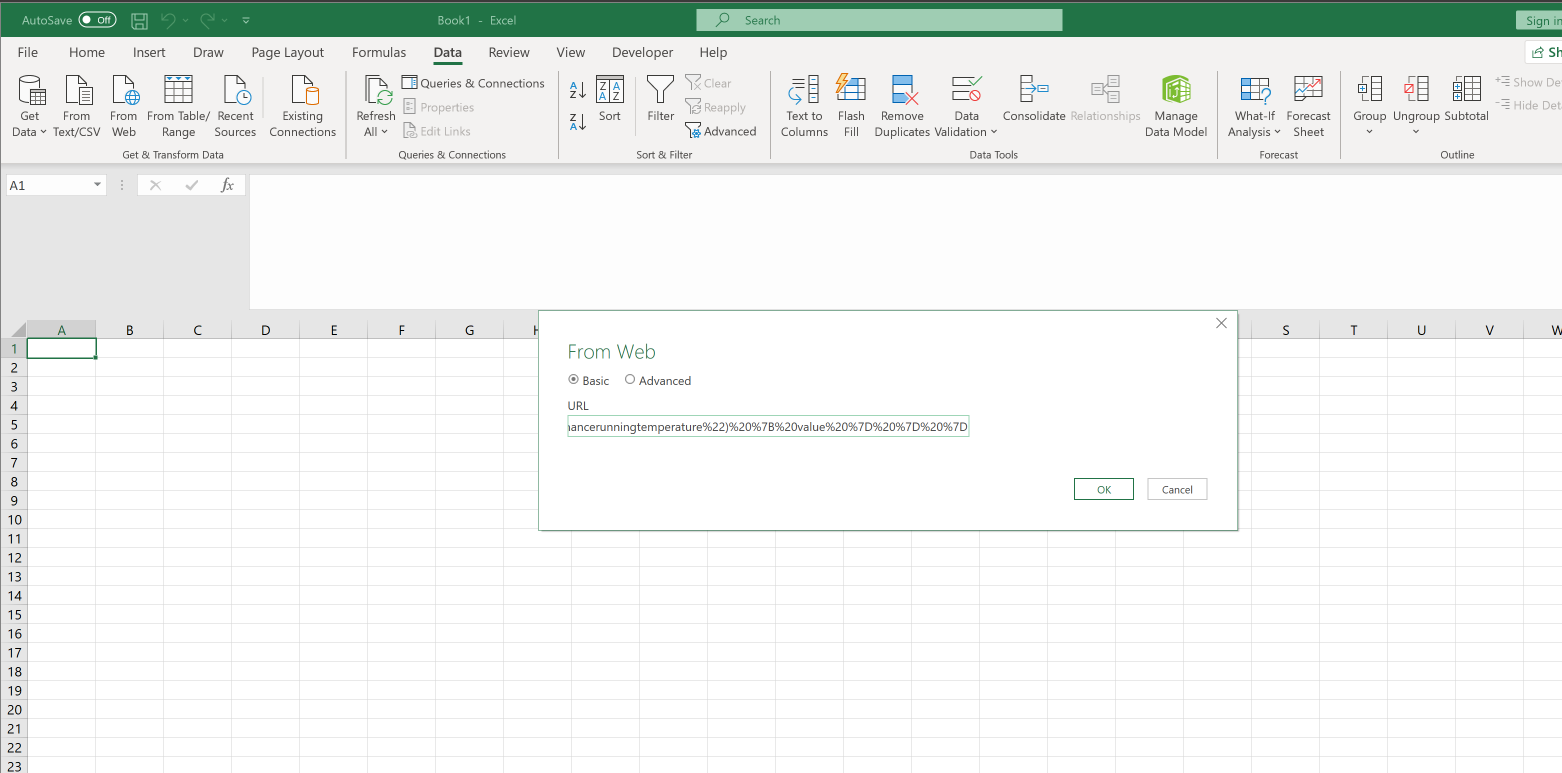 Excel - Excel Enter Data Source